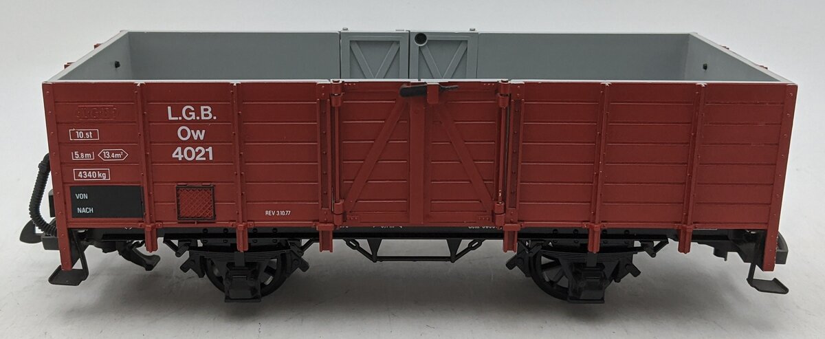 LGB 4021 G Gauge High Side Gondola LN