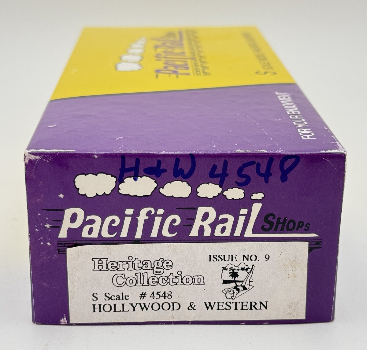 Precision Scale 4548 S Scale Hollywood & Western Refrigerator Car #4548 VG/Box