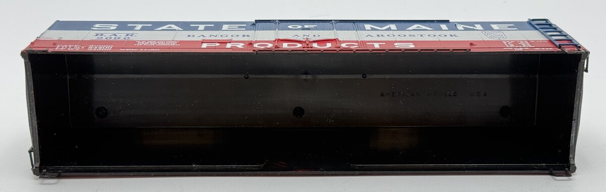 American Models 220 S Scale State of Maine BAR Reefer #2090 VG/Box