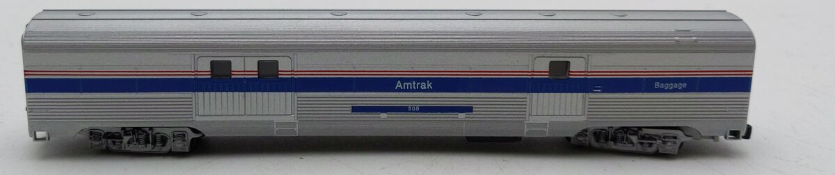 Con-Cor 0001-423111-(2) N Scale Amtrak Baggage Car #505 LN/Box
