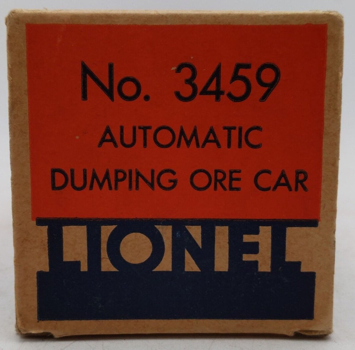 Lionel 3459 Vintage O Lionel Lines Black Operating Ore Dump Car VG/Box