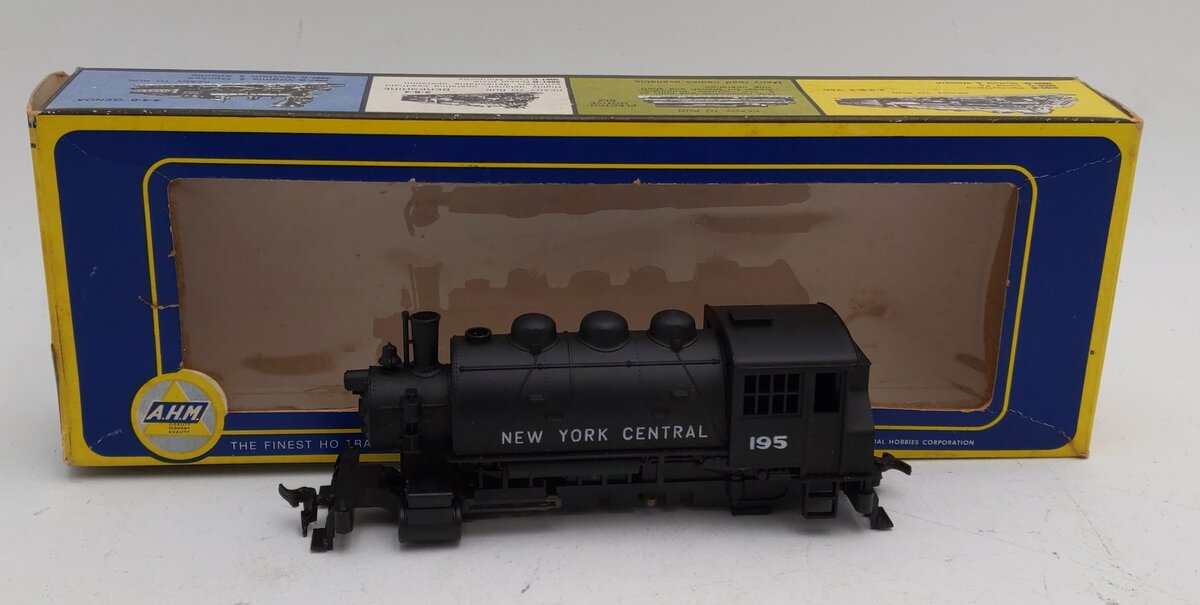 AHM 5155-G New York Central Steam Locomotive #195 EX/Box
