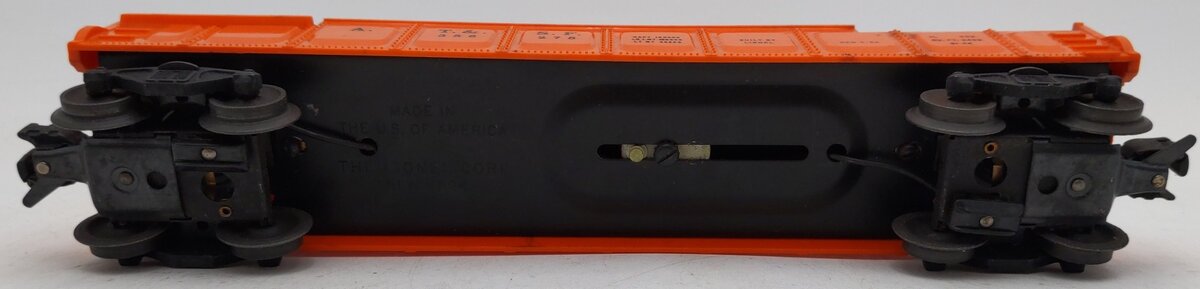 Lionel 3562-75 Vintage O Orange AT&SF Operating Barrel Car VG/Box