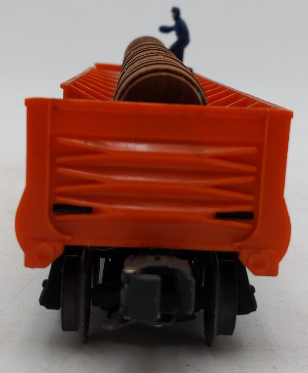 Lionel 3562-75 Vintage O Orange AT&SF Operating Barrel Car VG/Box