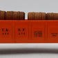 Lionel 3562-75 Vintage O Orange AT&SF Operating Barrel Car VG/Box