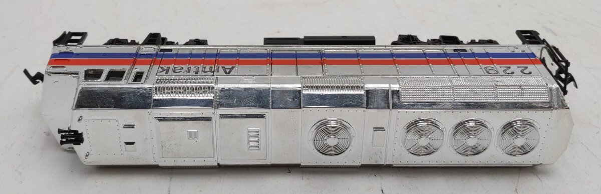 Life Like 08241 HO Scale F-40 Amtrak Diesel Locomotive #229 EX/Box