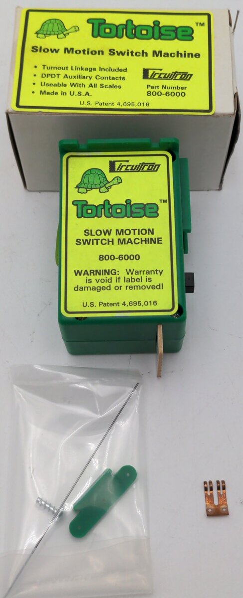 Circuitron 800-6000 Tortoise Switch Machines LN/Box