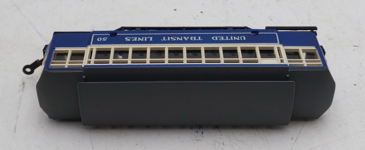 AHM 5301F HO Scale United Transit Lines Birney Trolley #50 EX/Box
