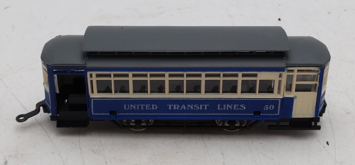 AHM 5301F HO Scale United Transit Lines Birney Trolley #50 EX/Box