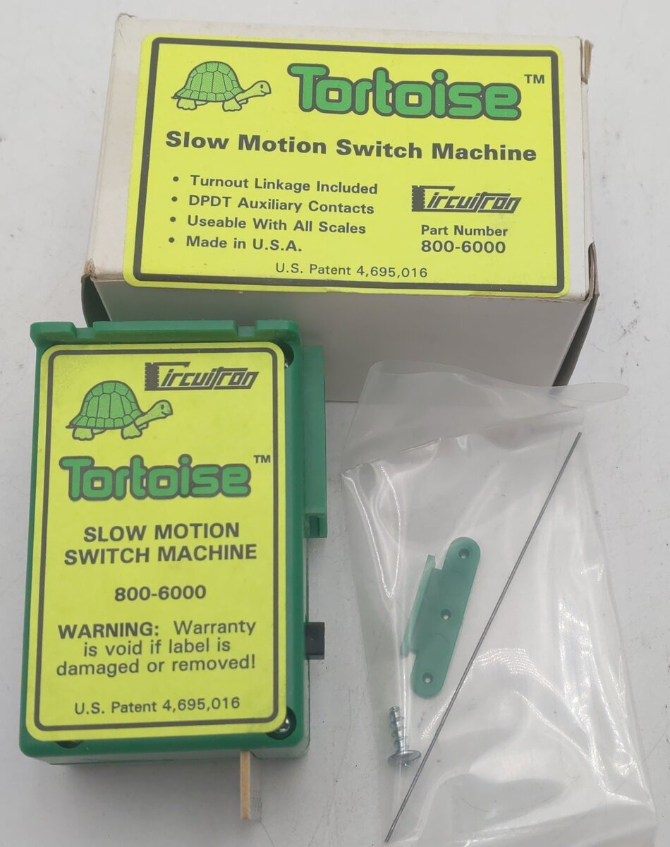 Circuitron 800-6000 Tortoise Slow Motion Switch Machine LN/Box