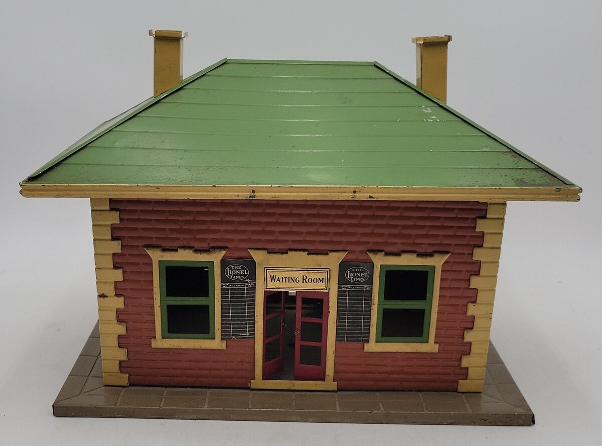 Lionel 122 Vintage O Illuminated Railroad Station VG