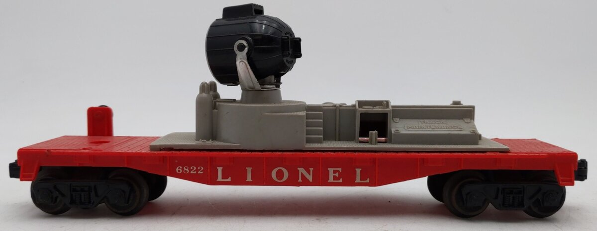 Lionel 6822 Vintage O Night Crew Searchlight Car - Gray Superstructure VG