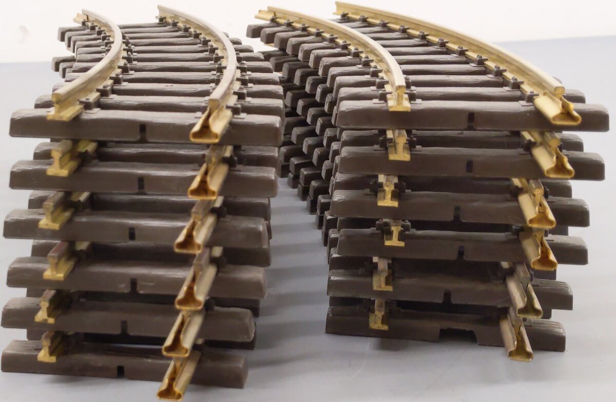 LGB 1100 G Scale 30 Degree Curved Track Sections (12) EX/Box