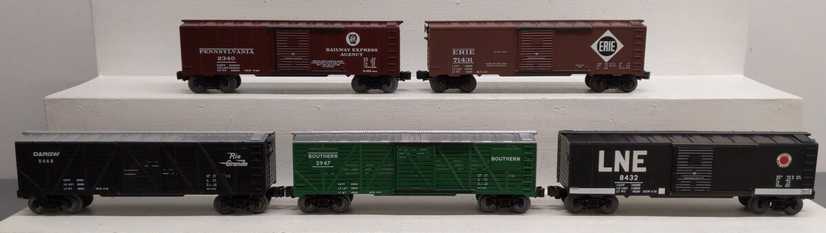 KMT Assorted O Gauge Box & Stock cars [5] EX