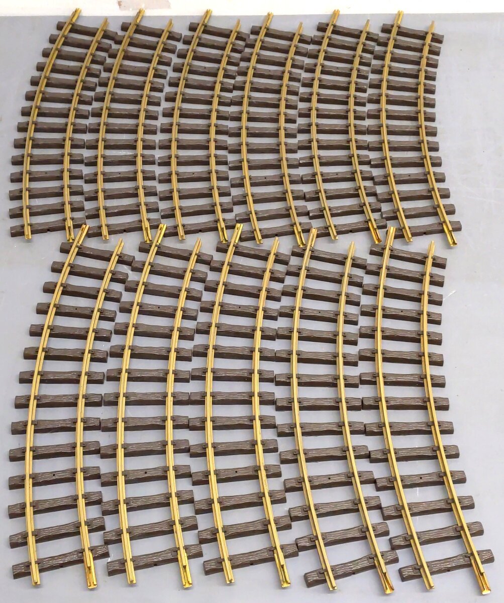LGB 1500 G Wide Radius Curved Track (11) VG/Box