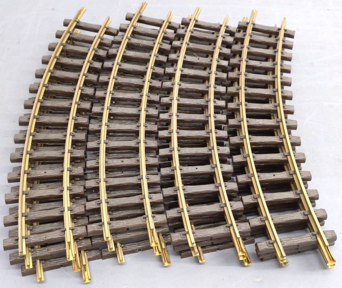 LGB 1500 G Scale Wide Radius Curved Track Sections (12) VG/Box