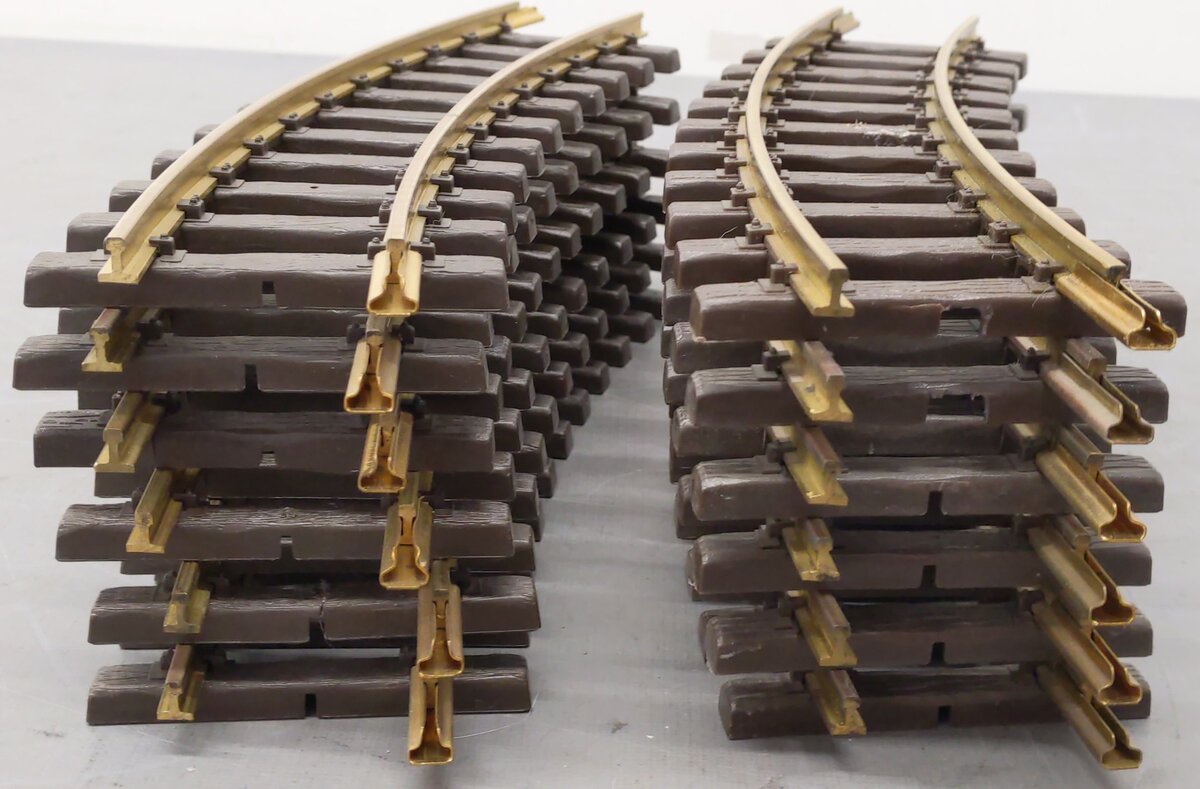 LGB 1100 G Scale 30 Degree Curved Track Sections (12) VG/Box