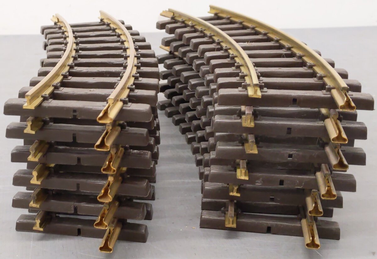 LGB 1100 G Scale 30 Degree Curved Track Sections (12) VG/Box