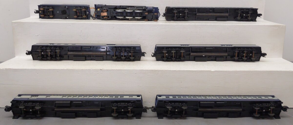 American Models 46100 S Scale Baltimore & Ohio 4-6-2 Pacific Steam Loco Set EX/Box