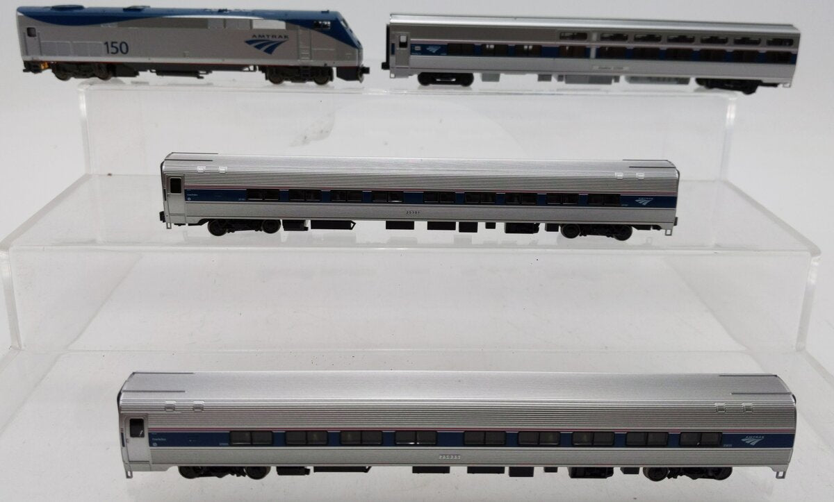 Kato 106-6285 N Scale Amtrak Passenger Train Set (Set of 4) LN/Box