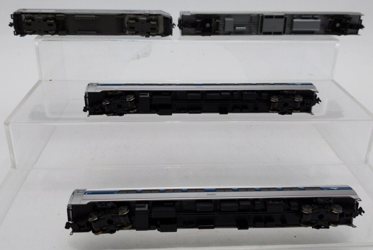 Kato 106-6285 N Scale Amtrak Passenger Train Set (Set of 4) LN/Box