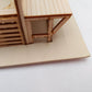 Generic S Scale Laser-cut Wooden Stock Pen Kit (Assembled) EX