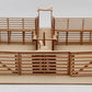 Generic S Scale Laser-cut Wooden Stock Pen Kit (Assembled) EX