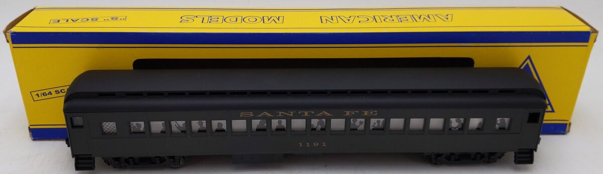 American Models S Scale Santa Fe Coach Passenger Car #1191 EX/Box