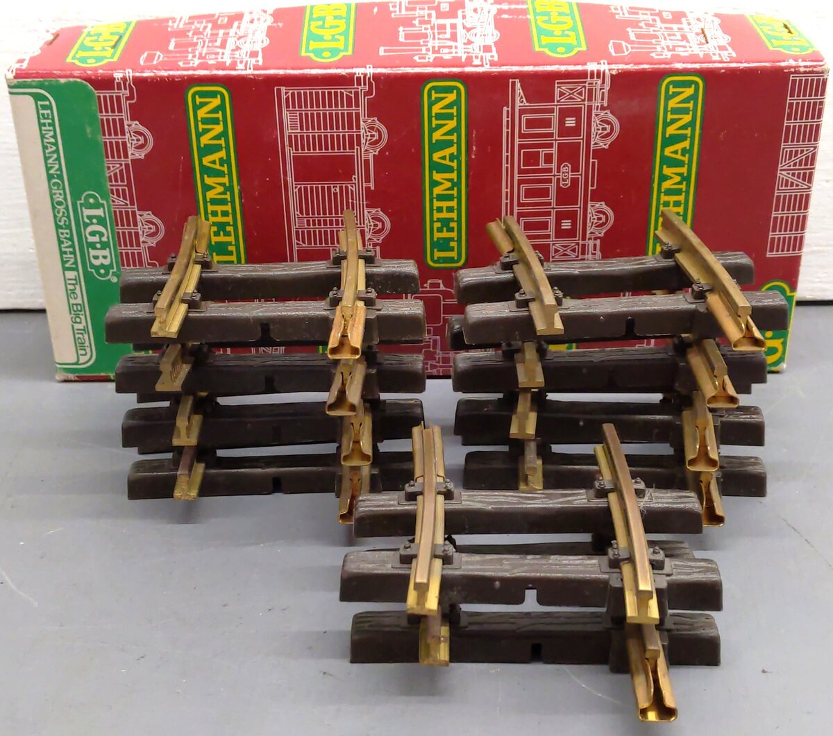 LGB 1104 Curved Track Section (10) VG/Box