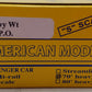 American Models S Scale Santa Fe RPO Post Passenger Car #3379 EX/Box