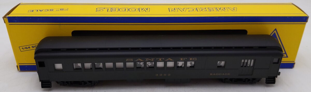 American Models S Scale Santa Fe Combination Passenger Car #3382 EX/Box