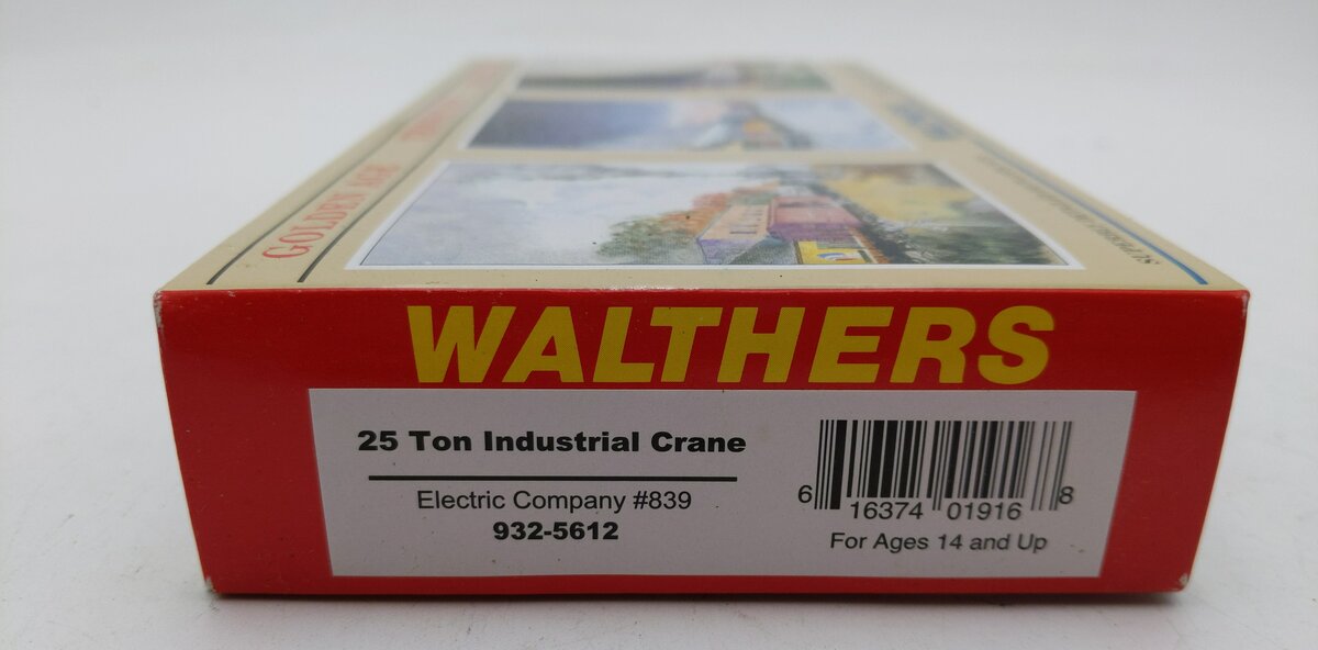 Walthers 932-5612 HO Electric Company 25 Ton Crane #0839 MT/Box