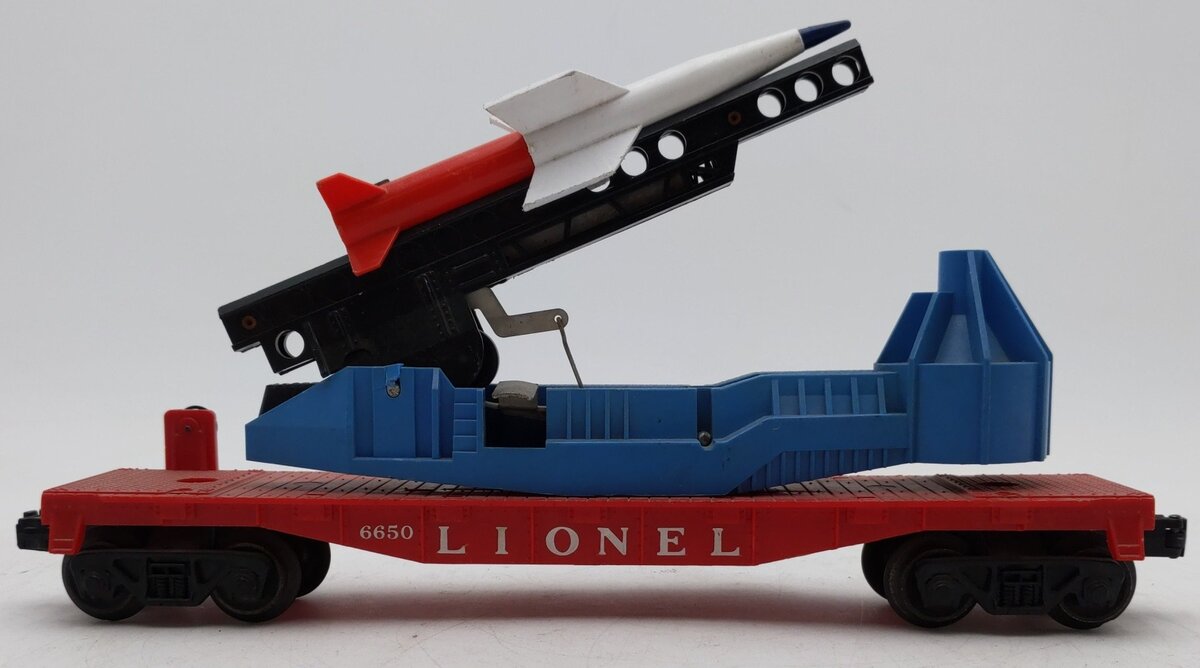 Lionel 6650 Vintage O IRBM Rocket Launcher VG
