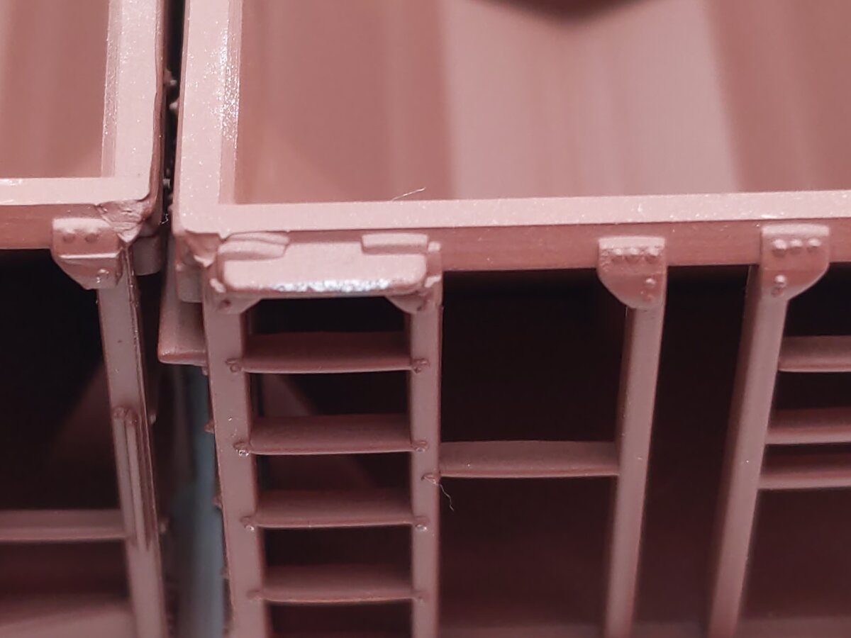 Walthers 932-4408 HO Scale Undecorated (Data Only) Ore Cars (Pack of 4) EX/Box
