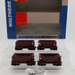 Walthers 932-4408 HO Scale Undecorated (Data Only) Ore Cars (Pack of 4) EX/Box