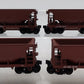 Walthers 932-4408 HO Scale Undecorated (Data Only) Ore Cars (Pack of 4) EX/Box