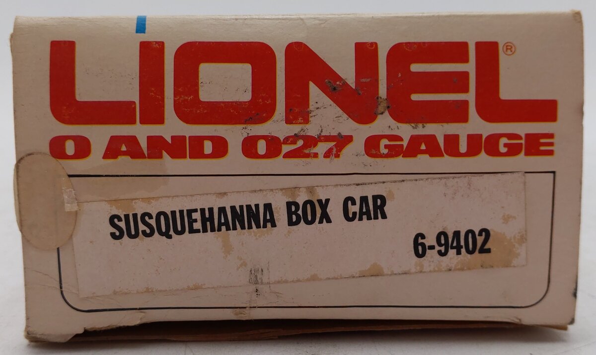 Lionel 6-9402 O Gauge Susquehanna Boxcar #9402 EX/Box