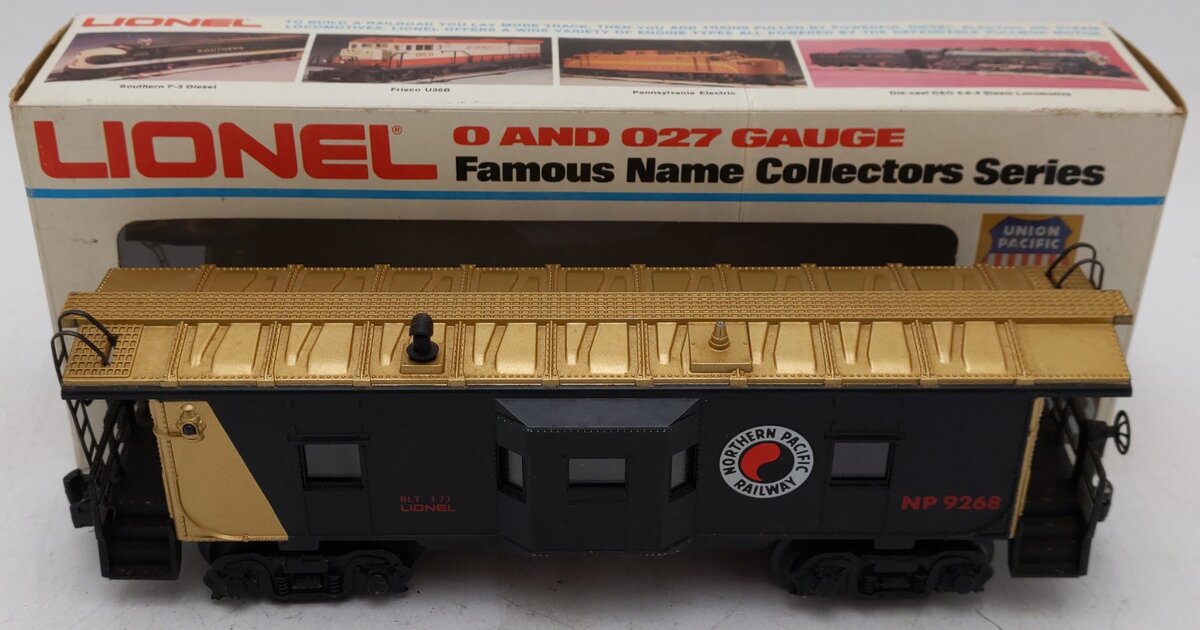 Lionel 6-9268 O Gauge Northern Pacific Bay Window Caboose EX/Box