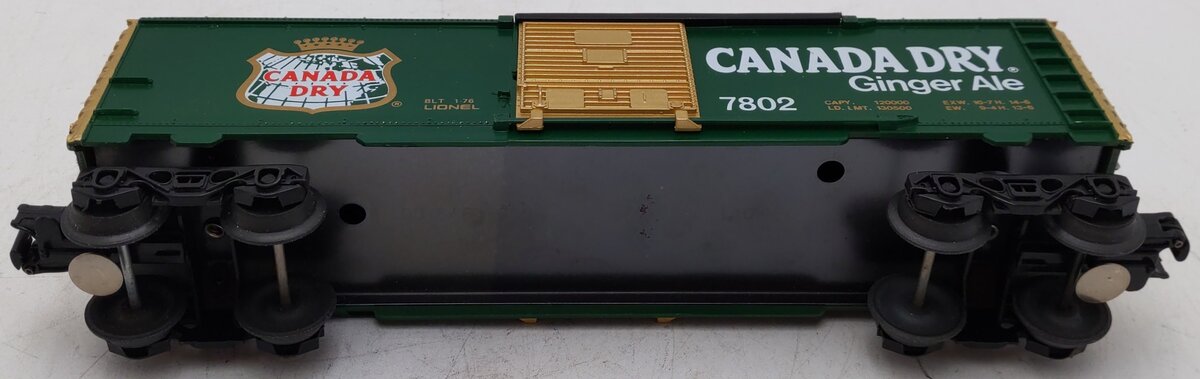 Lionel 6-7802 O Gauge Canada Dry Boxcar #7802 EX/Box