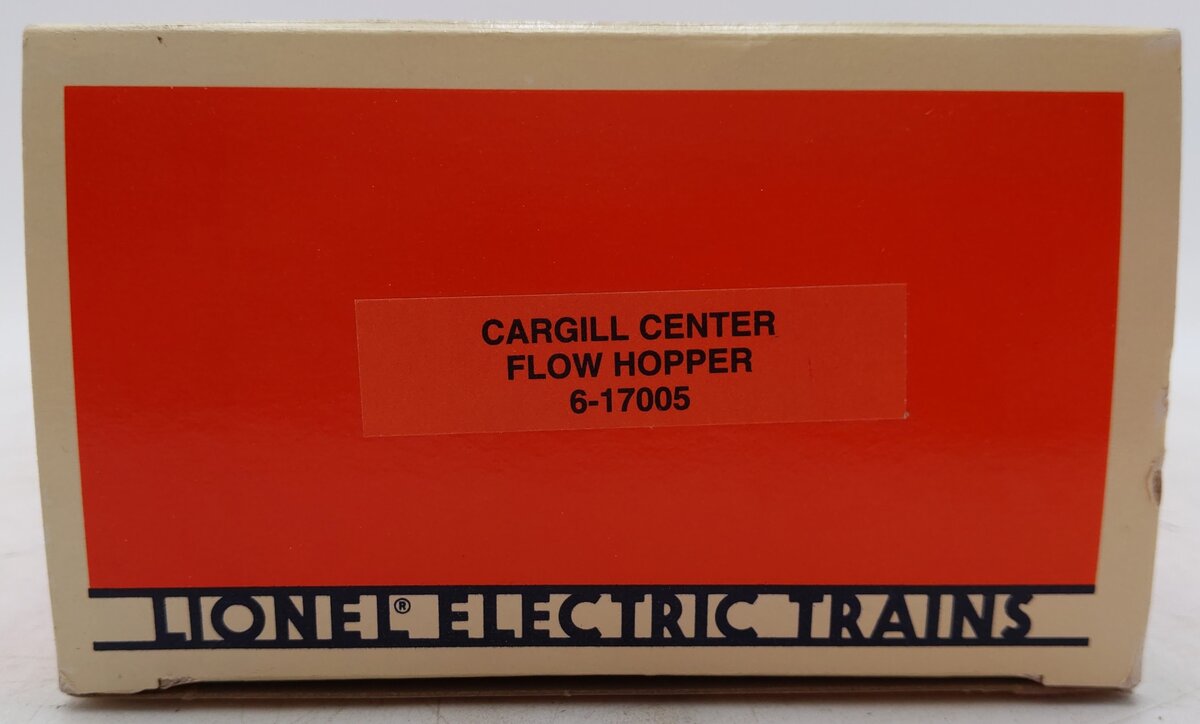 Lionel 6-17005 O Gauge Cargill 2-Bay Center Flow Hopper #17005 EX/Box