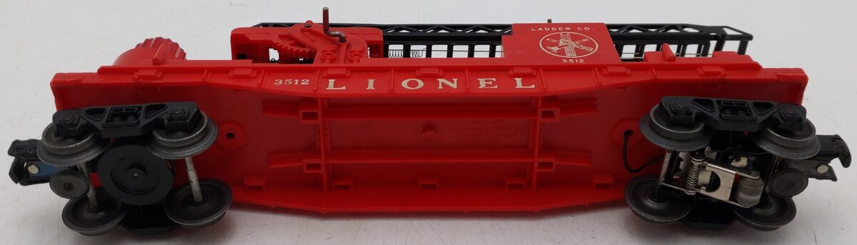Lionel 3512 Vintage Fire Ladder Car with Ladder EX
