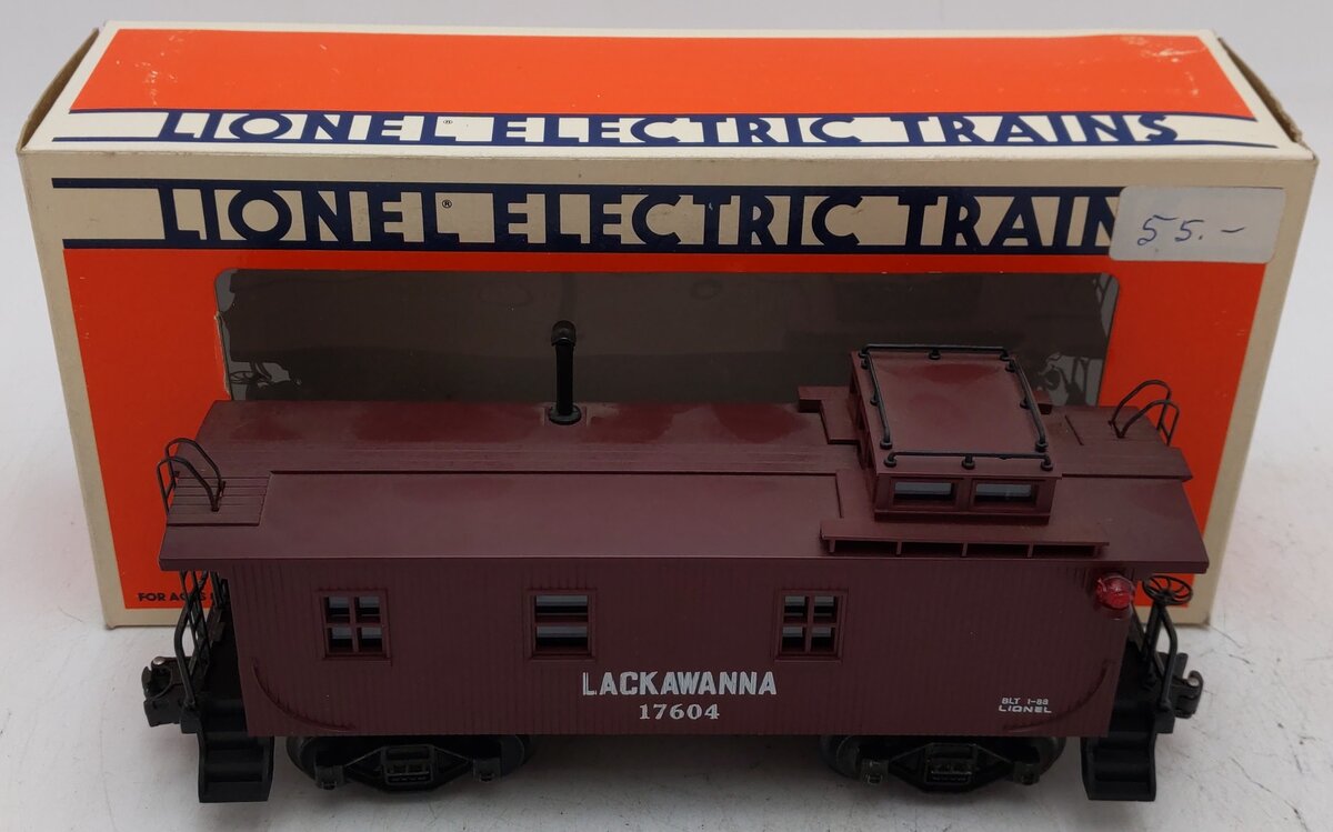 Lionel 6-17604 O Gauge Delaware, Lackawanna & Western Standard Caboose EX/Box