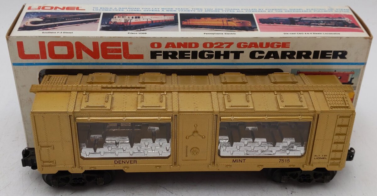 Lionel 6-7515 O Gauge Denver Mint Car #7515 EX/Box