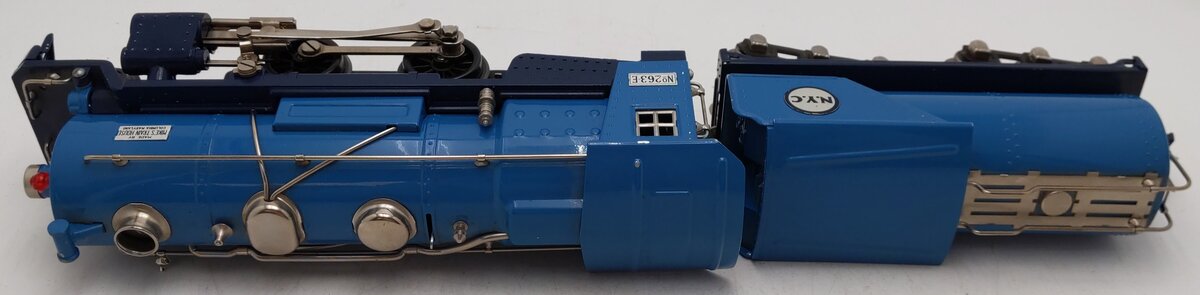 MTH 10-1062-0 O Blue Comet Locomotive and Tender #263E VG