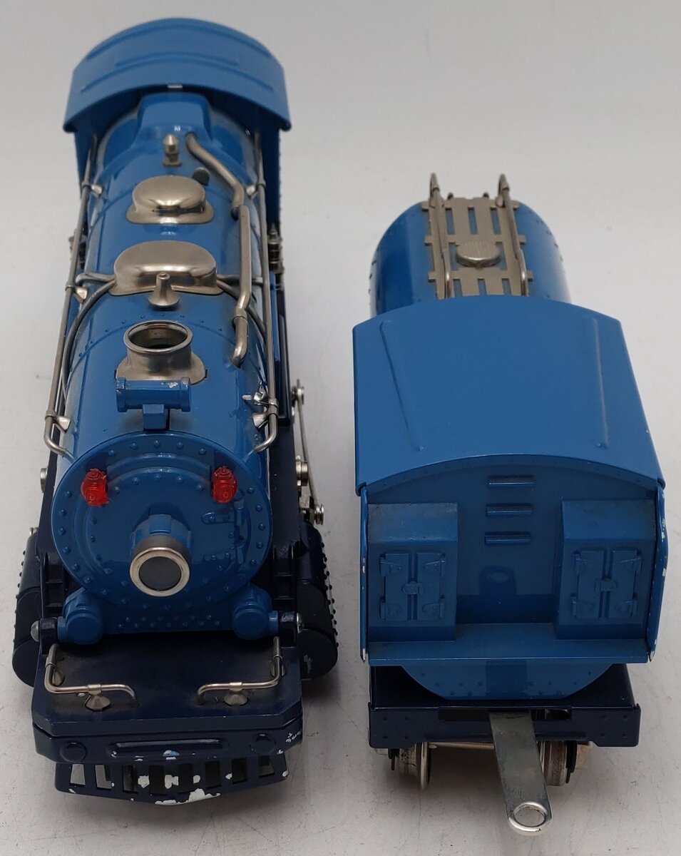 MTH 10-1062-0 O Blue Comet Locomotive and Tender #263E VG