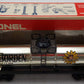 Lionel 6-9154 O Gauge Bordens Plated Gold Tank Car VG/Box