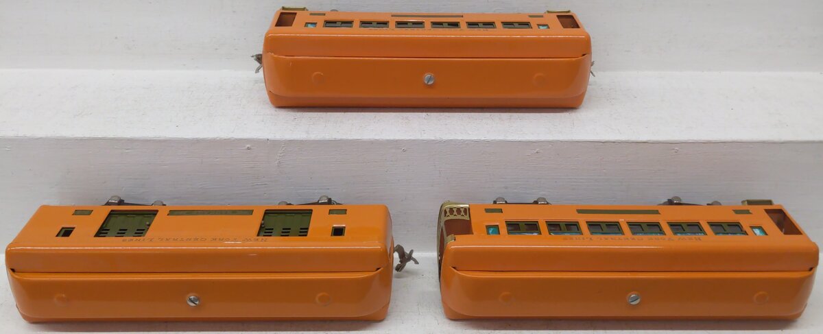 MTH 10-8042 O Orange 710 Series Passenger Car Set (Set of 3) EX