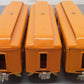 MTH 10-8042 O Orange 710 Series Passenger Car Set (Set of 3) EX