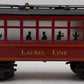 Bowser O Gauge Laurel Line Trolly Car VG/Box