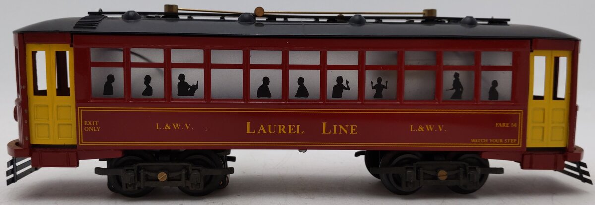 Bowser O Gauge Laurel Line Trolly Car VG/Box